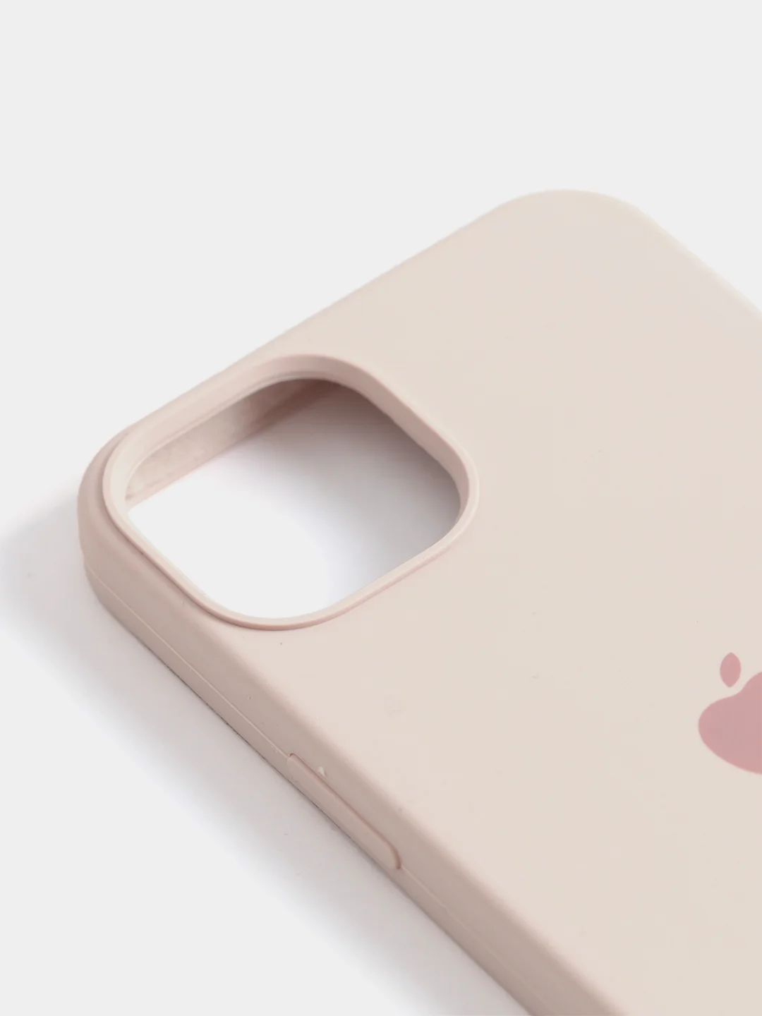 Кремовый чехол Silicone Case для iPhone 13 / 13 Pro / 13 Pro Max с открытым низом