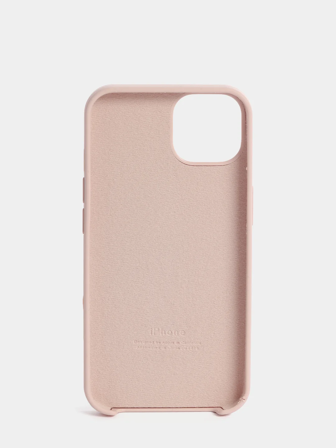 Кремовый чехол Silicone Case для iPhone 13 / 13 Pro / 13 Pro Max с открытым низом