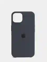 Синий меланж чехол Silicone Case для iPhone 13 / 13 Pro / 13 Pro Max с открытым низом
