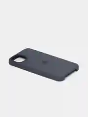 Синий меланж чехол Silicone Case для iPhone 13 / 13 Pro / 13 Pro Max с открытым низом