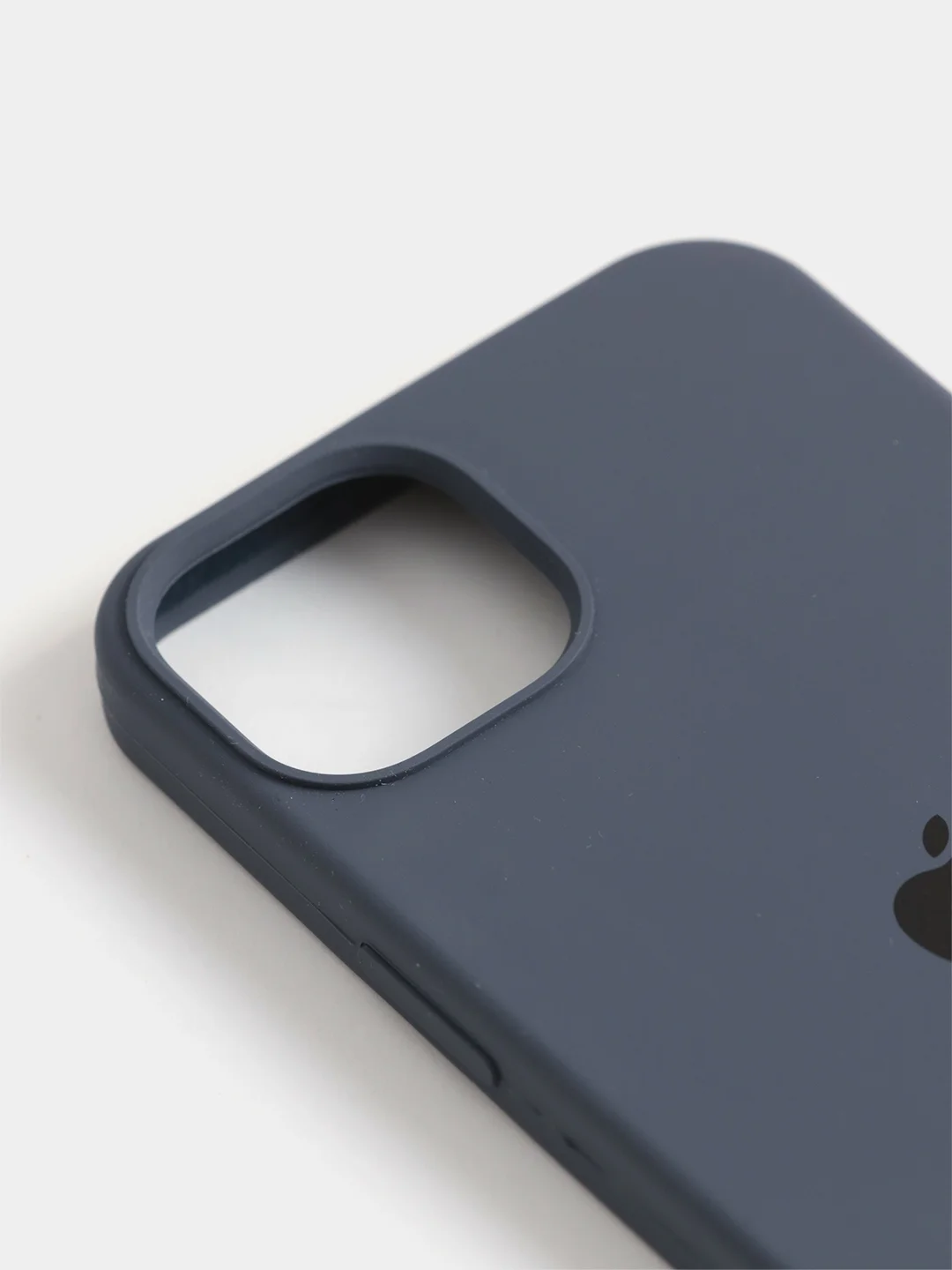 Синий меланж чехол Silicone Case для iPhone 13 / 13 Pro / 13 Pro Max с открытым низом