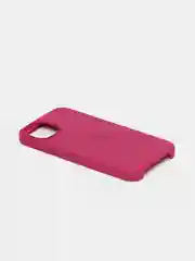Багровый чехол Silicone Case для iPhone 13 / 13 Pro / 13 Pro Max с открытым низом