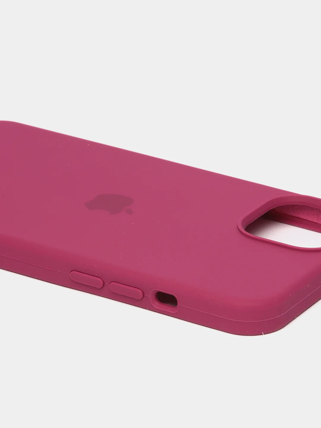 Багровый чехол Silicone Case для iPhone 13 / 13 Pro / 13 Pro Max с открытым низом