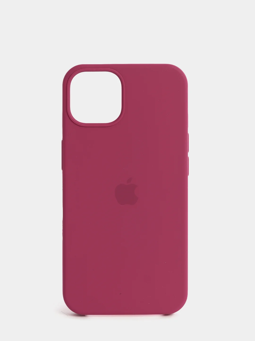 Багровый чехол Silicone Case для iPhone 13 / 13 Pro / 13 Pro Max с открытым низом