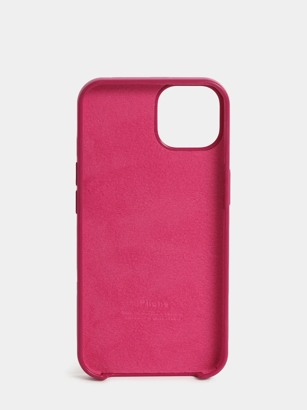 Багровый чехол Silicone Case для iPhone 13 / 13 Pro / 13 Pro Max с открытым низом