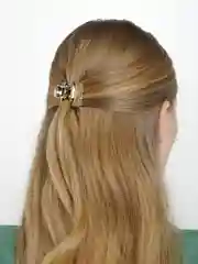 Желтый заколка краб