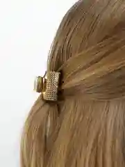 Желтый заколка краб