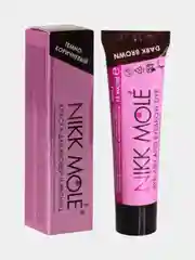 Тёмно-коричневый краска для бровей и ресниц Nikk Mole (ник моле), 15 мл