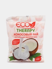 Коктейль для ванн Экотерапия Кокосовый рай, 100 гр