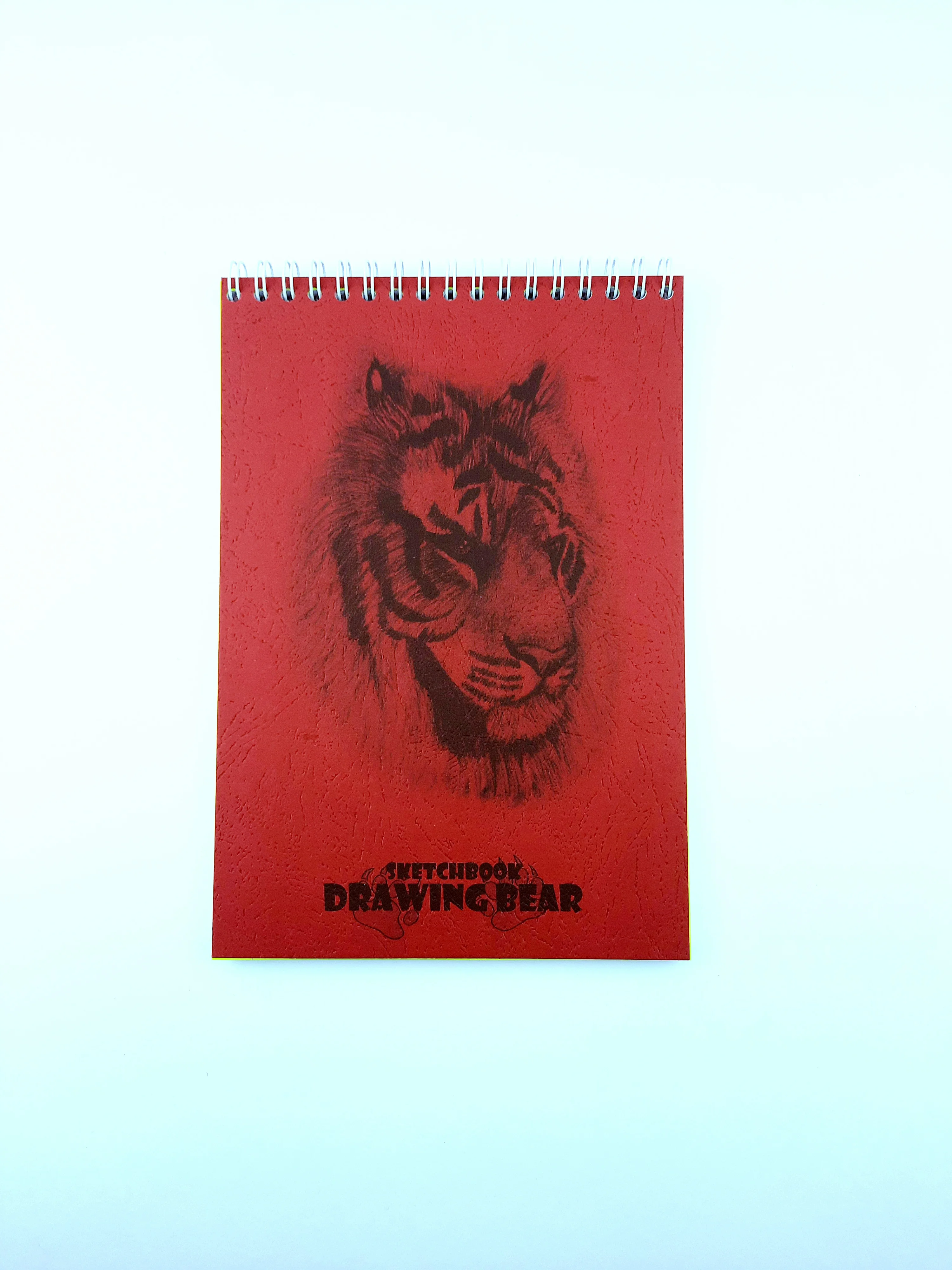 Красный скечтбук Drawing Bear, 20 листов, 250 гр/м
