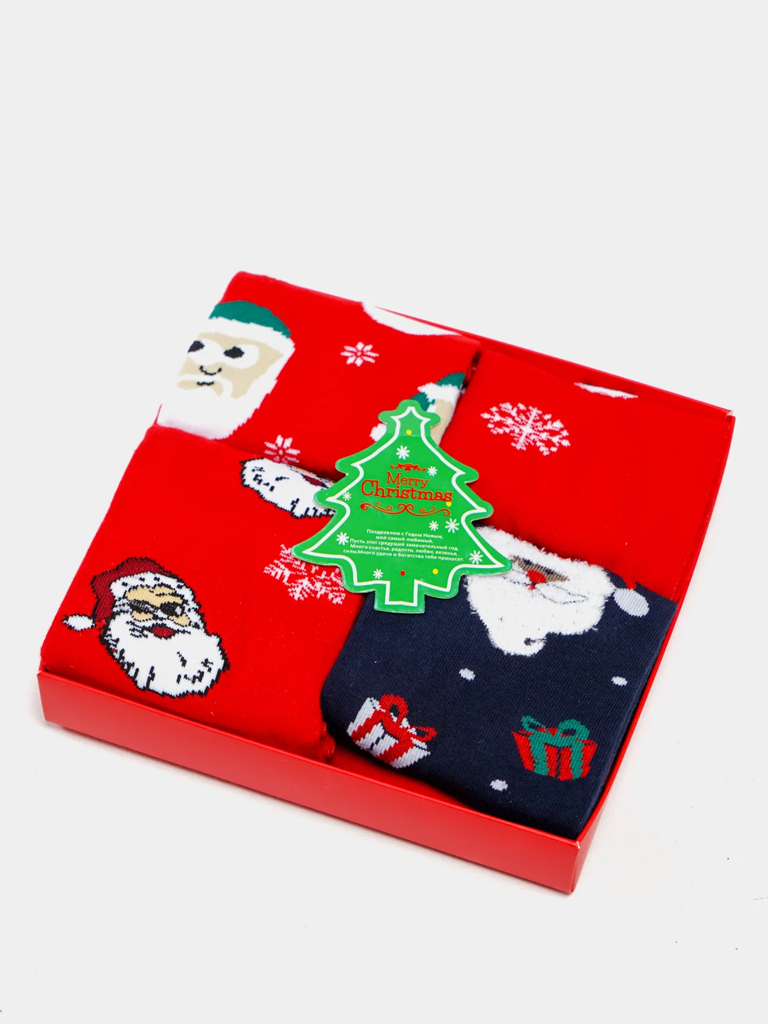 Красный носки DMDBS Mery Christmas