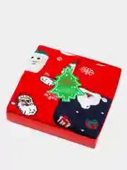 Красный носки DMDBS Mery Christmas
