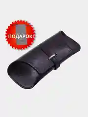 Черный футляр-чехол для очков, унисекс