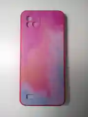 Кораллово-розовый чехол REALME C21