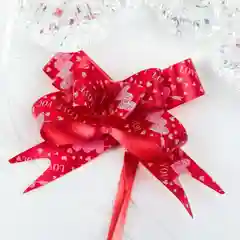 Красный бант бабочка, ширина ленты 1,2см, 3 цвета
