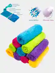 Голубой кухонная тряпка-салфетка из микрофибры 30 на 30 см / Универсальная тряпка-салфетка
