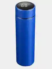 Синий термос с датчиком температуры, термометром, с LCD-дисплеем, 0,5 л