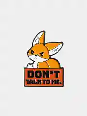 Манго пин "Funny fox", значок, брошь, аксессуар украшение на одежду pkt