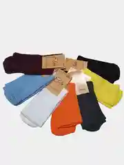 Носки хлопковые Elite, однотонные, высокие цветные