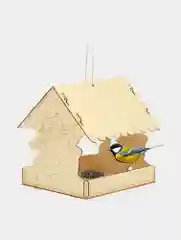 Кормушка для птиц "Лисичка с зонтиком", 22 х 20 х 15 см