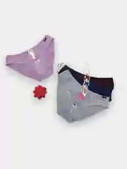 Женские хлопковые трусы слипы, высокая посадка