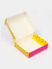 Коробка самосборная "Любовь это...", розовая, 20 х 18 х 5 см