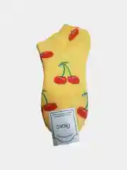Лимонный носки с принтами, разноцветные