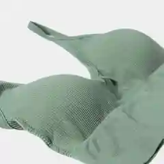 Приглушённый хаки топ-бюстгальтер на бретелях