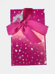 Розовый коробочка подарочная для украшений, 8*5
