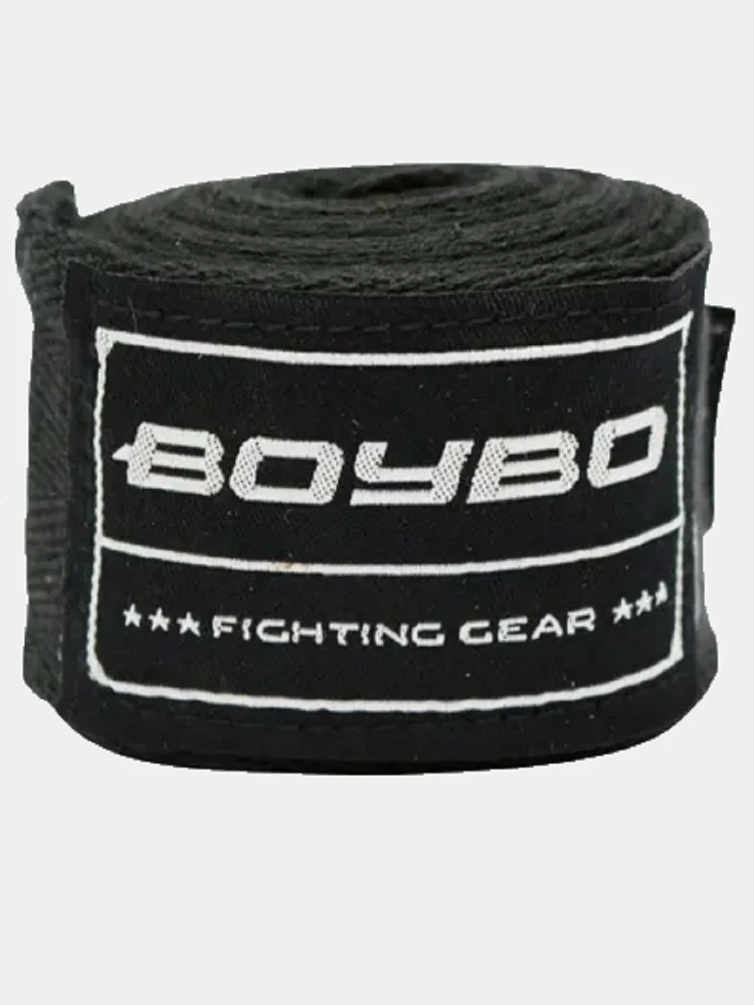 Черный бинт боксерский BoyBo (2 шт.), хлопок, / 2,5м, 3,5м