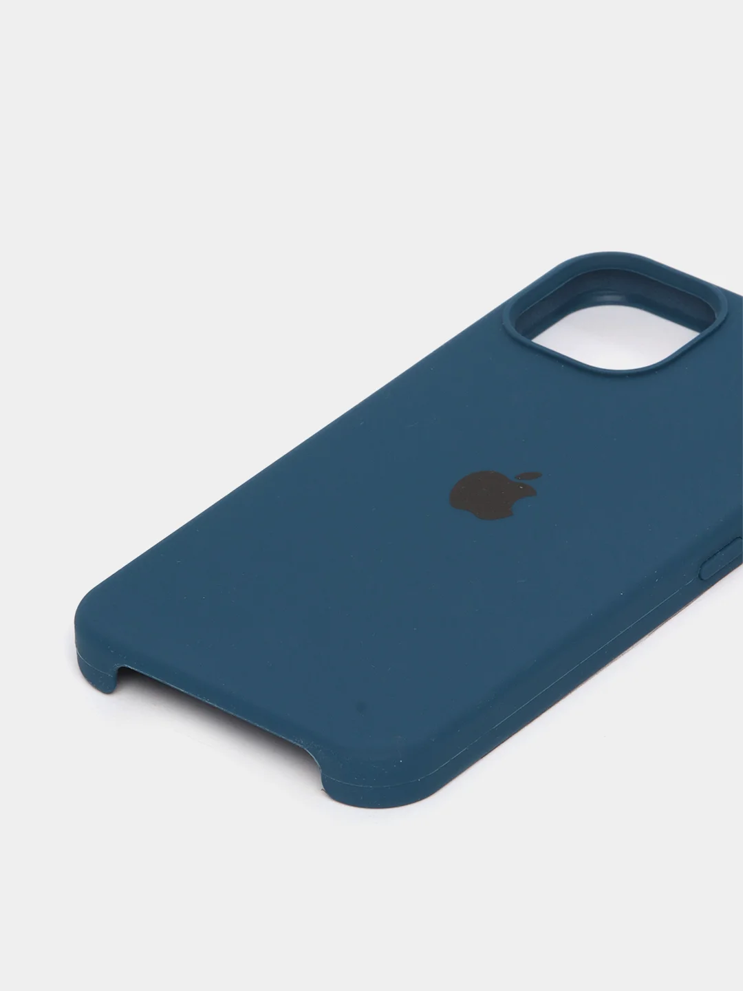 Темно-синий чехол Silicone Case для iPhone 13 / 13 Pro / 13 Pro Max с открытым низом