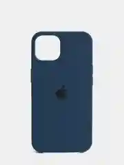Темно-синий чехол Silicone Case для iPhone 13 / 13 Pro / 13 Pro Max с открытым низом