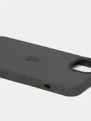Тёмно-серый чехол Silicone Case для iPhone 13 / 13 Pro / 13 Pro Max с открытым низом