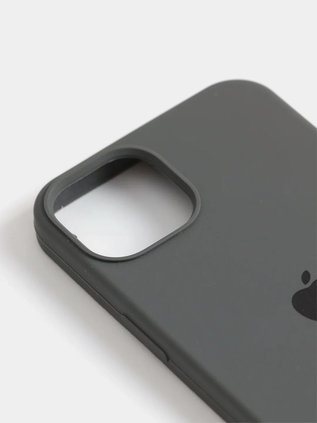 Тёмно-серый чехол Silicone Case для iPhone 13 / 13 Pro / 13 Pro Max с открытым низом