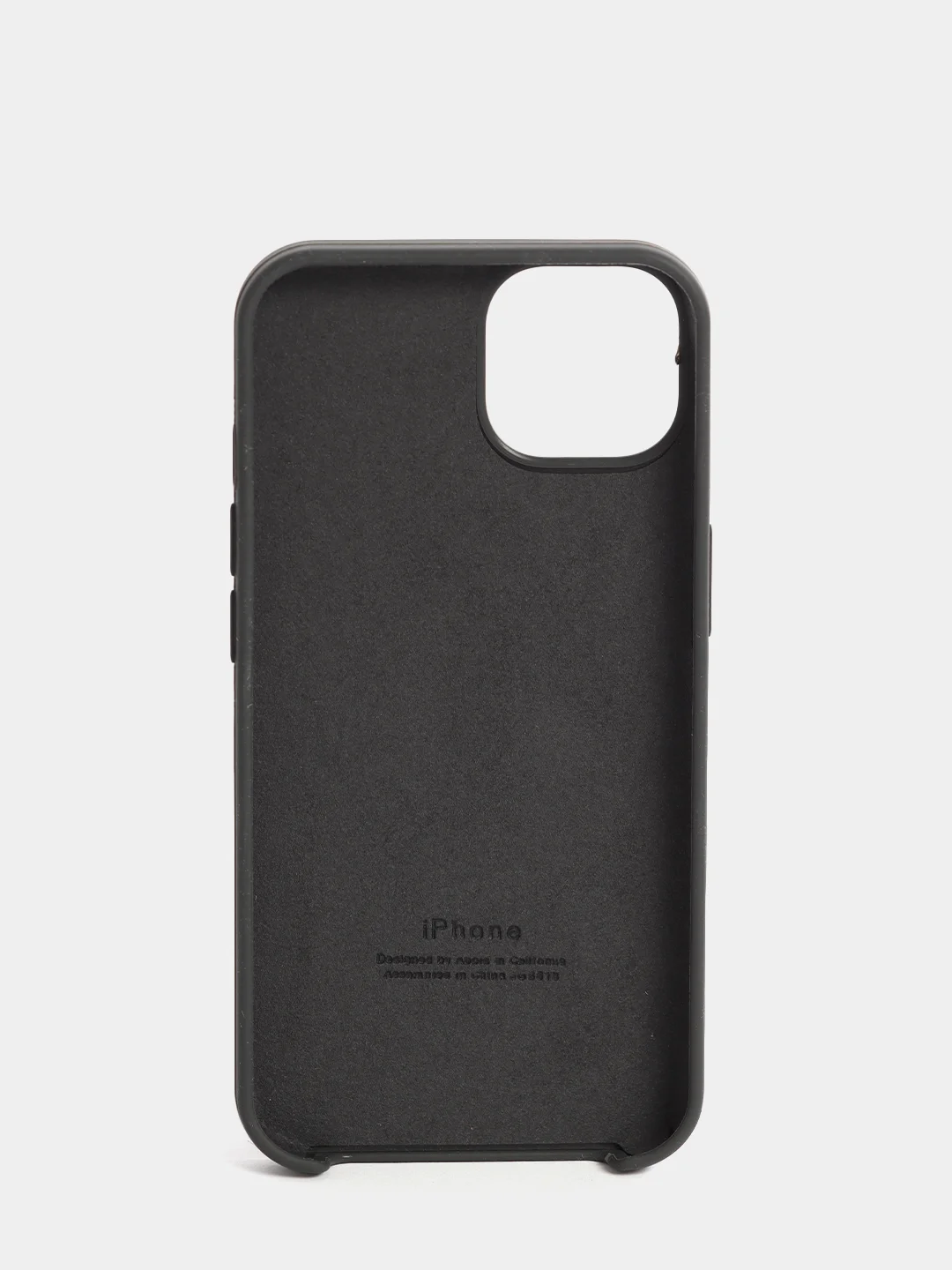 Тёмно-серый чехол Silicone Case для iPhone 13 / 13 Pro / 13 Pro Max с открытым низом