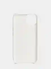 Белый чехол Silicone Case для iPhone 13 / 13 Pro / 13 Pro Max с открытым низом