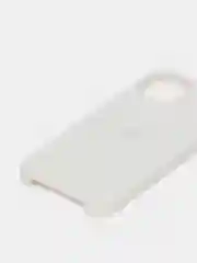 Белый чехол Silicone Case для iPhone 13 / 13 Pro / 13 Pro Max с открытым низом