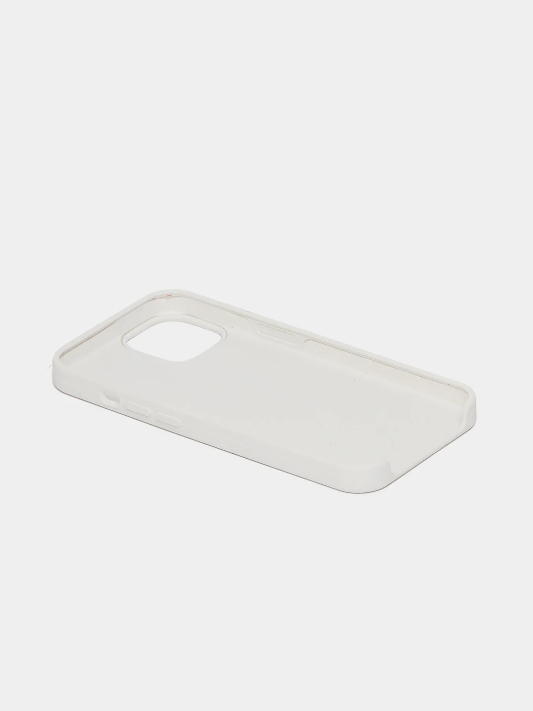 Белый чехол Silicone Case для iPhone 13 / 13 Pro / 13 Pro Max с открытым низом