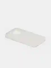 Белый чехол Silicone Case для iPhone 13 / 13 Pro / 13 Pro Max с открытым низом