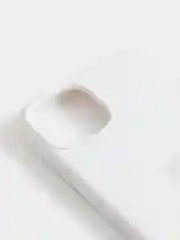 Белый чехол Silicone Case для iPhone 13 / 13 Pro / 13 Pro Max с открытым низом