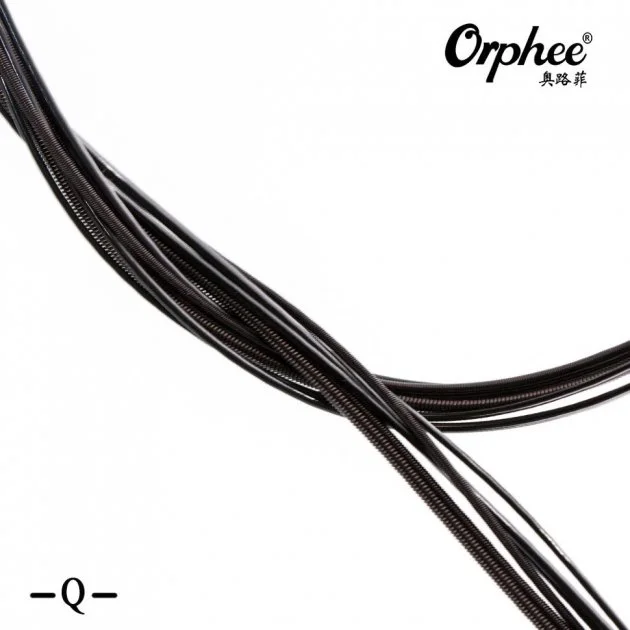 Струны для классической гитары ORPHEE Q5C, черный нейлон/черная медь. Комплект струн