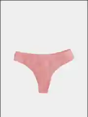 Розовый трусы женские стринги "Hot Summer" подростковые молодежные хлопок