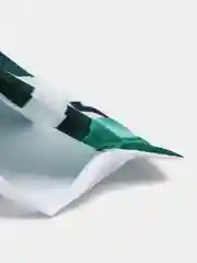 Бирюзовый декоративная наволочка / Растительный принт / 45 х 45 см / На молнии/ Чехол для подушки
