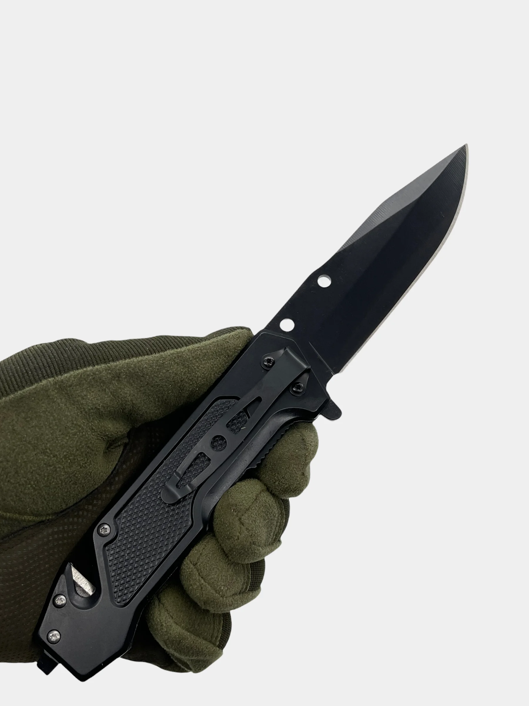 Нож Browning DA316 складной, сталь 420, замок Liner Lock, стропорез, рукоять песок-черный