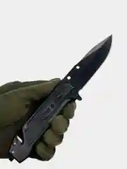 Нож Browning DA316 складной, сталь 420, замок Liner Lock, стропорез, рукоять песок-черный
