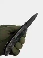 Нож Boker B056 складной, сталь 420, замок Liner Lock, клипса, принт "Черепа серый"