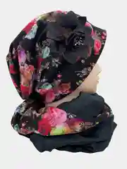 Молодежная шапка с хомутом, весна-осень