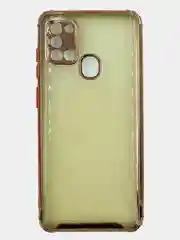 Бирюзовый чехол для Samsung A21S, глянец