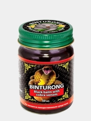 Тайский черный бальзам с ядом кобры BINTURONG, 50 мл