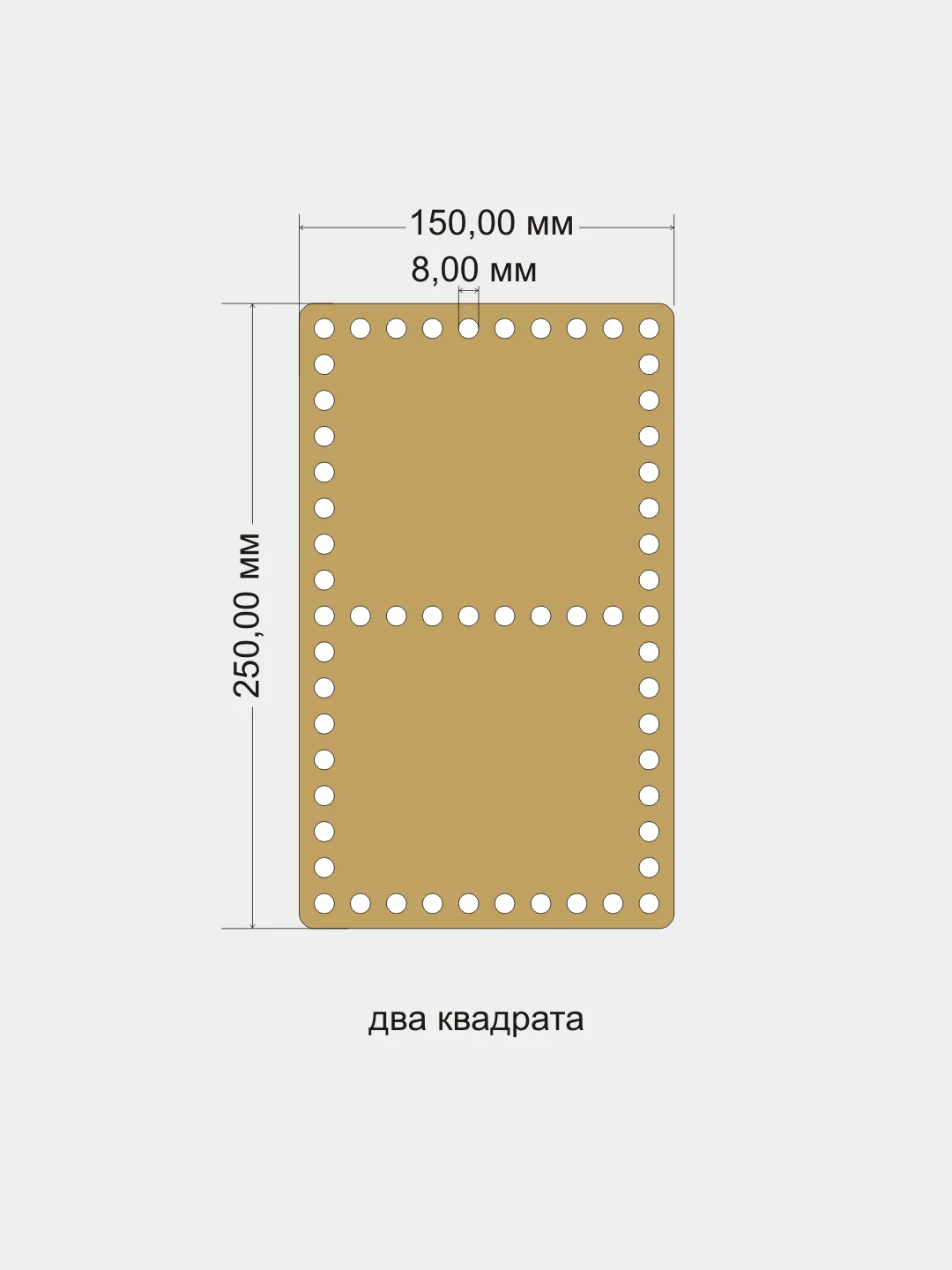 Донышки для вязания, 5 штук